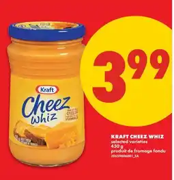 No Frills KRAFT CHEEZ WHIZ offer