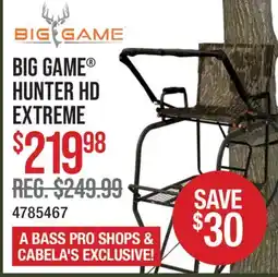 Cabela's BIG GAME HUNTER HD EXTREME offer