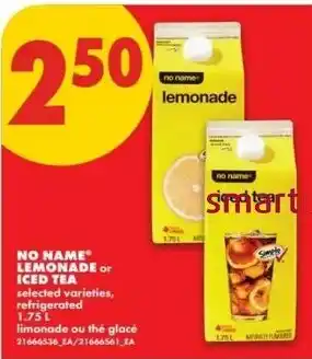 No Name lemonade or iced tea