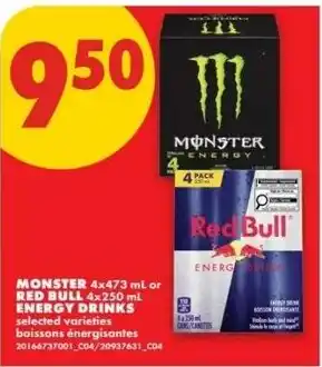 Monster energy drinks