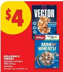 No Frills Kellogg's cereal offer