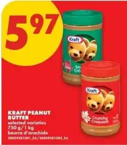 No Frills Kraft peanut butter offer