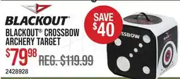 Cabela's BLACKOUT CROSSBOW ARCHERY TARGET offer