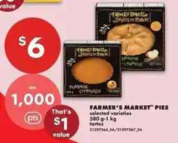 No Frills Farmer's Market pies offer
