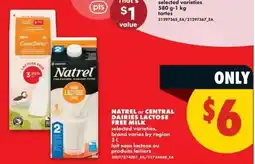 No Frills Natrel lactose free milk offer