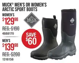 Cabela's MUCK MEN'S OR WOMEN'S ARCTIC SPORT BOOTS offer