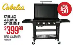 Cabela's CABELA'S 4-BURNER 36 GRIDDLE offer