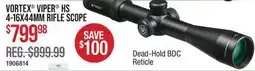 Cabela's VORTEX VIPER HS 4-16X44MM RIFLE SCOPE offer