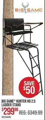 Cabela's BIG GAME HUNTER HD 2.5 LADDER STAND offer
