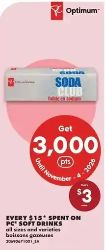 No Frills Optimum soda club offer