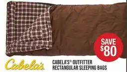 Cabela's CABELA'S OUTFITTER RECTANGULAR SLEEPING BAGS offer