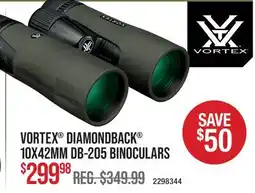 Cabela's VORTEX DIAMONDBACK 10X42MM DB-205 BINOCULARS offer
