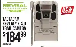 Cabela's TACTACAM REVEAL X 4.0 TRAIL CAMERA offer