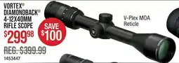 Cabela's VORTEX DIAMONDBACK 4-12X40MM RIFLE SCOPE offer