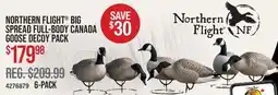 Cabela's NORTHERN FLIGHT BIG SPREAD FULL-BODY CANADA GOOSE DECOY PACK offer
