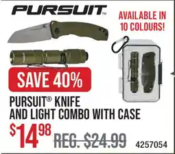 Cabela's PURSUIT KNIFE AND LIGHT COMBO WITH CASE offer