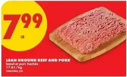 No Frills Lean ground beef and pork offer