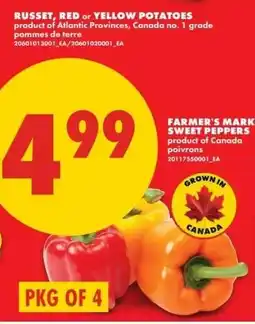 No Frills Farmer's Mark sweet peppers offer