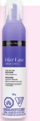 Walmart John Frieda shampoo, conditioner or styling products offer