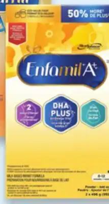 Walmart Enfamil stage 1 powder formula refill 2-pack offer