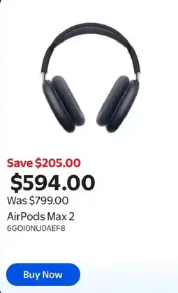 Walmart Apple AirPods Max 2 offer