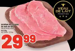 Metro escalopecuissau de veau de lait offer