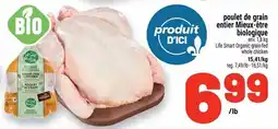 Metro Life Smart Organic grain-fed whole chicken offer