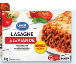 Walmart Great Value entrees offer