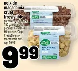 Metro Irresistible macadamia nuts offer
