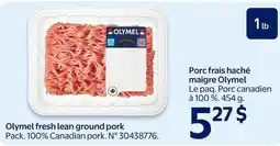 Walmart Olymel fresh lean ground pork offer