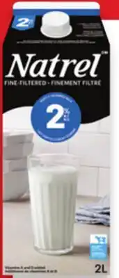 Walmart Natrel fine-filtered milk offer