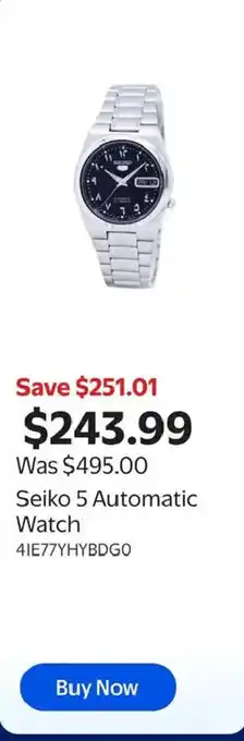 Seiko 5 Automatic Watch