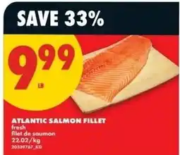 No Frills Atlantic salmon fillet offer