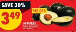 No Frills Avocados offer