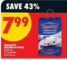 No Frills Quality basmati rice offer