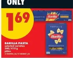 No Frills Barilla pasta selected varieties offer