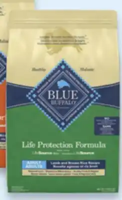 Walmart Blue Buffalo dry dog food for large breeds offer