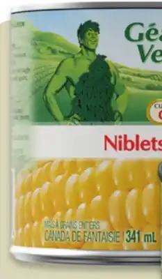 Walmart Green Giant canned vegetables offer
