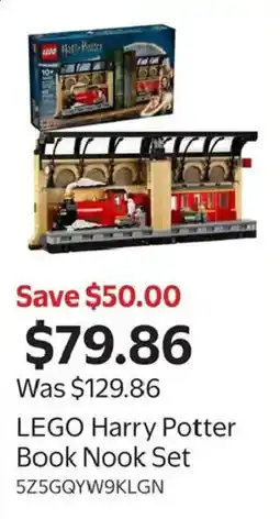 Walmart LEGO Harry Potter Book Nook Set offer