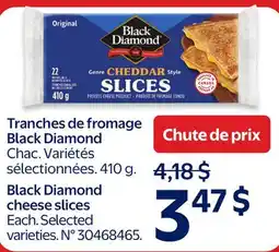 Walmart Black Diamond cheese slices offer