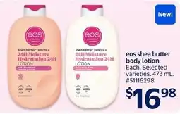 Walmart eos shea butter body lotion offer