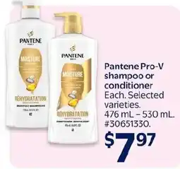 Walmart Pantene Pro-V shampoo or conditioner offer