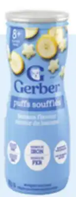Walmart Gerber Puffs and Crunches, baby and toddler snacks offer