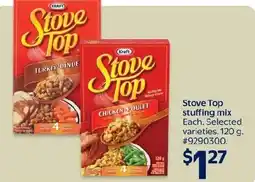Walmart Stove Top stuffing mix offer