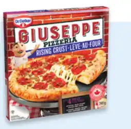 Walmart Pizza Giuseppe à croûte mince ou lève-au-four offer