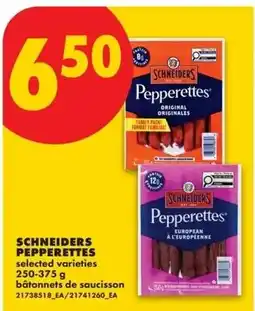 No Frills Schneiders pepperettes offer