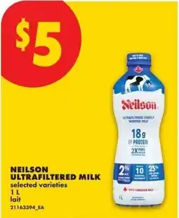 No Frills Neilson ultrafiltered milk offer
