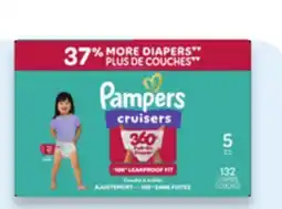 Walmart Pampers value pack Cruisers 360° diapers offer