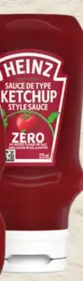 Walmart Heinz ketchup zero sugar offer