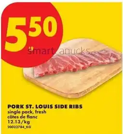 No Frills Pork st. louis side ribs offer